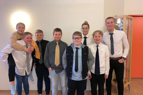 Bóndadagurinn - bindi og skyrta