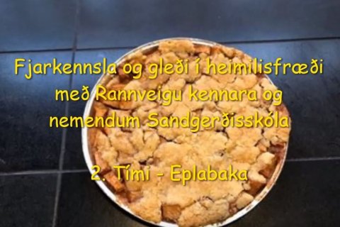 Fjarkennsla í heimilisfræði