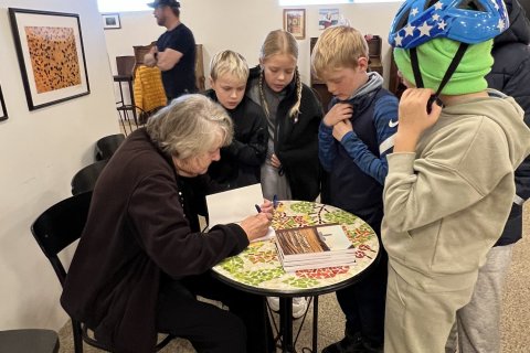 Sýning nemenda 5. bekkjar á Byggðasafni Suðurnesjabæjar vegna Hrekkjavöku