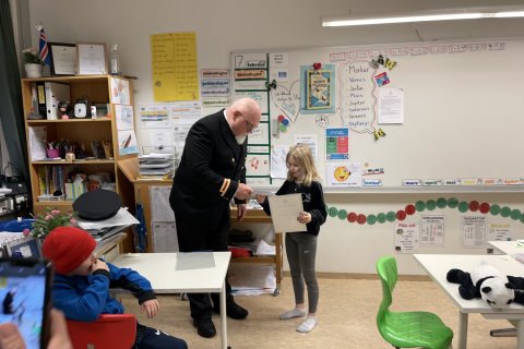 Verðlaun frá Brunavörnum Suðurnesja