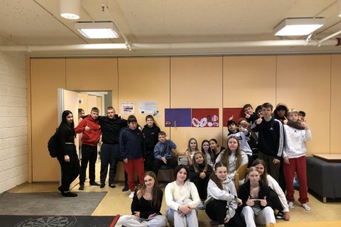 Gaman að vinna með svona flottum nemendum