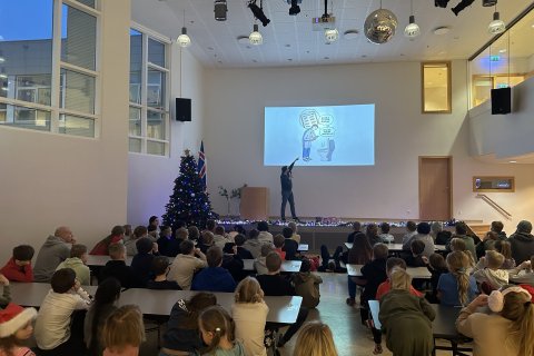 Sævar Helgi (Stjörnu Sævar) rithöfundur í heimsókn