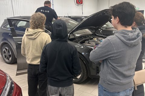 Vettvangsferð í BLUE bílaleigu