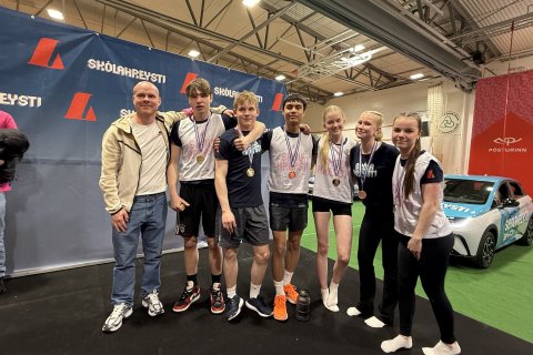 Fulltrúar skólans í Skólahreysti 2026