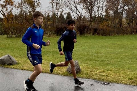 Fyrsta utanvegahlaupið