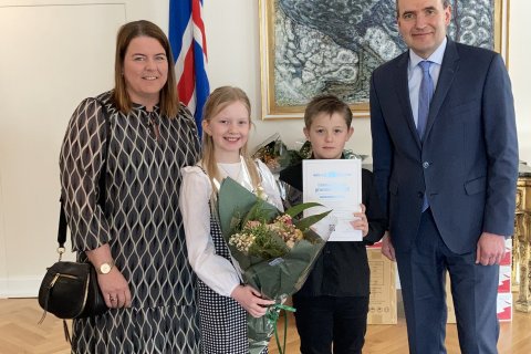 Athöfn á Bessastöðum