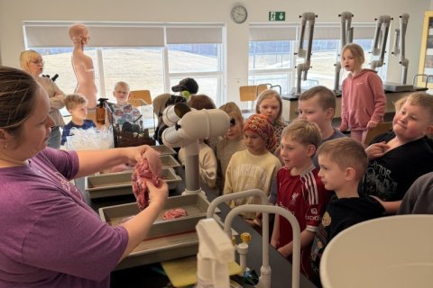 Fróðleiksfúsir nemendur