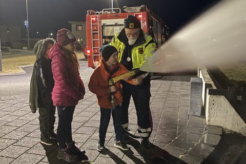 Heimsókn frá Brunavörnum Suðurnesja