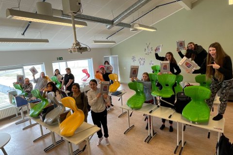 Skólablaðið Sandkorn er komið út