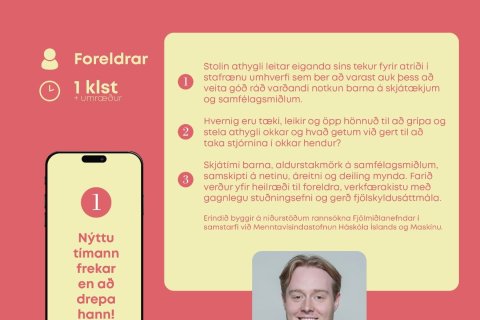 Öflug þátttaka foreldra á fræðslu- og kynningarkvöldi