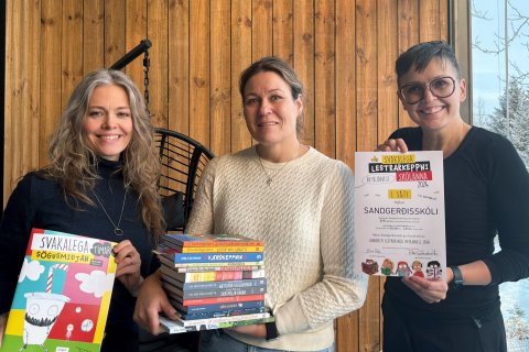 Sandgerðisskóli sigraði Svakalegu lestrarkeppni skólanna á Reykjanesi 2024