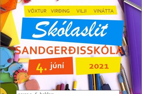 Skólaslit og útskrift 10. bekkjar