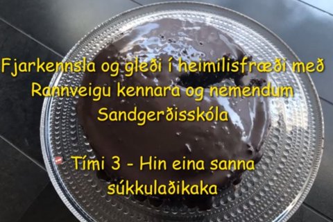 Hin eina sanna súkkulaðikaka